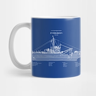 Evergreen wlb-295 United States Coast Guard Tender - ABDpng Mug